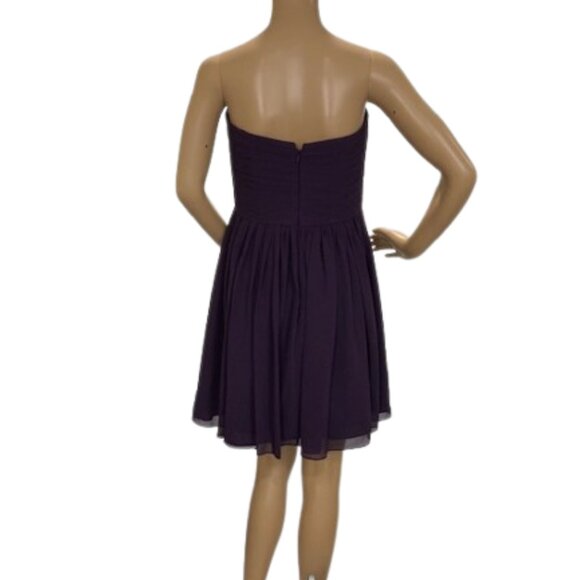 Bill Levkoff Strapless Chiffon Dress - Picture 5 of 7